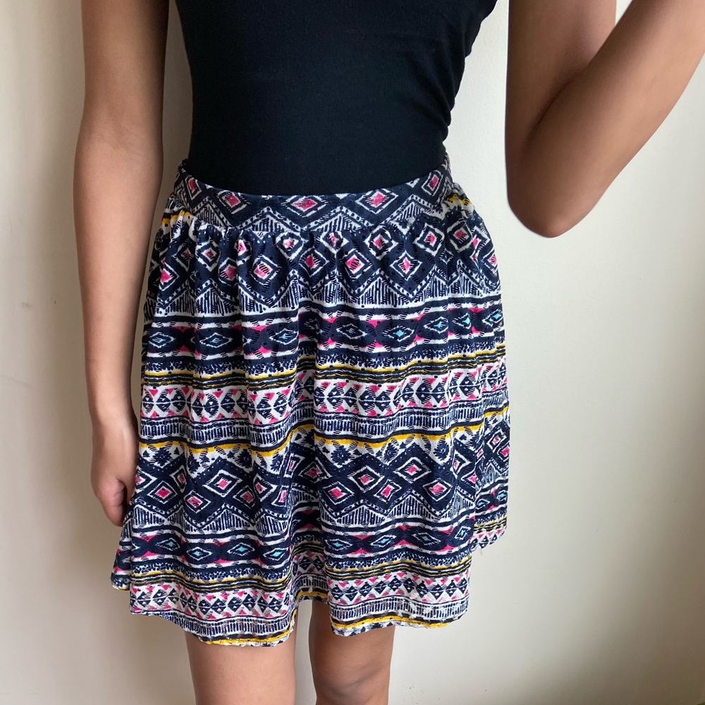 Patterned Circle Summer Skirt